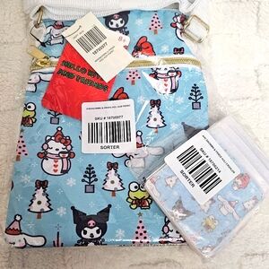Hello Kitty Snowmen & Friends Holiday Crossbody Bag & Cardholder Loungefly